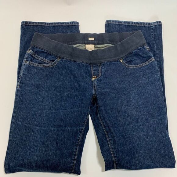 Old Navy Maternity Stretch Low Waist Long Jean - Picture 4 of 7